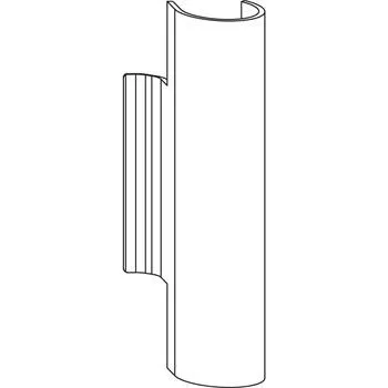 Okenní dekorace ROTO NX krytka raménka nůžek T Standard R01.1 přírodně stříbrná