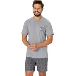Pánské pyžamo Parker 1277/31 HOTBERG Barva/Velikost: šedá / XL