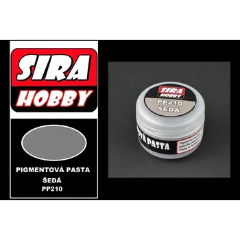 Speciální výtvarná barva Síra hobby - Pigmentová pasta - Šedá