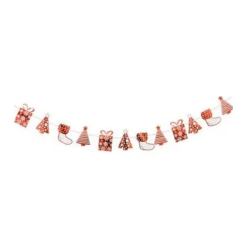 Świąteczna girlanda prezenty