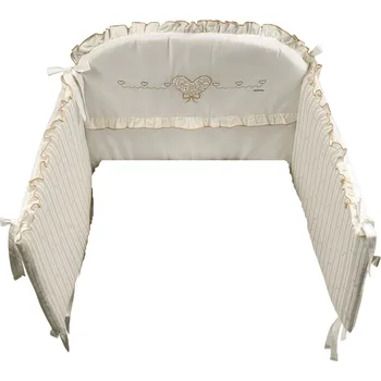 Italbaby Love mantinel do postýlky Barva: Slonová kost