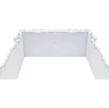 Příslušenství pro dětskou postel a kolébku Caramella Pure Grey mantinel do postýlky šedý