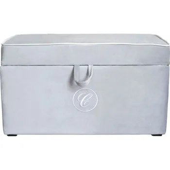 Úložný box Caramella čalouněný úložný box na hračky šedý