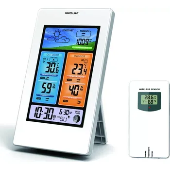 Budík JVD Barevná rádiem řízená meteorologická stanice JVD RB3374