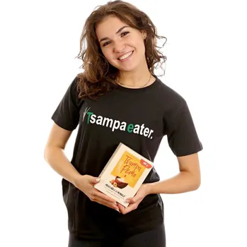 Pánské tričko Tričko "Tsampa eater" černé Velikost: 42