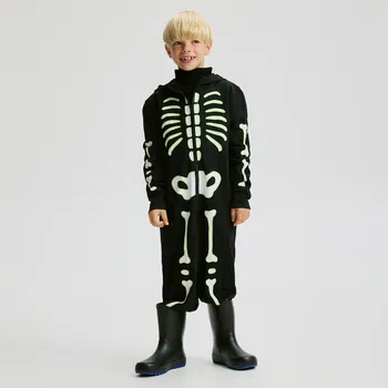 Dětská móda Reserved - Pyžamo svítící ve tmě - černý - 592GP-99X - 592GP-99X-U86