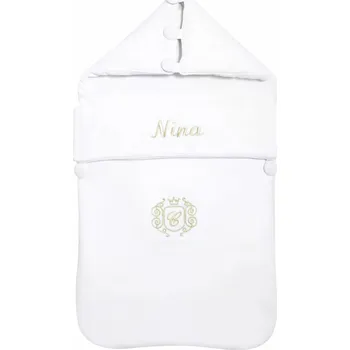 Dětská deka Caramella personalizovaná peřinka se jménem bílá