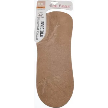 Dámské ponožky NEVIDITELNÉ BAVLNĚNÉ PONOŽKY DO TENISEK 39-42 béžová