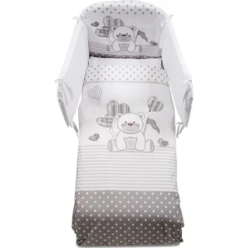 Komoda Italbaby KuKu mantinel s ložním prádlem šedý