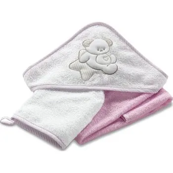 Italbaby froté osuška Sweet Star 100x100cm Barva: Růžová