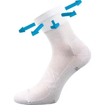 Pánské ponožky VoXX Sportovní bambusové ponožky BAERON - 1 pár Barva: Bílá, Velikost: 35-38 (23-25cm)