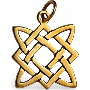 Přívěsek Drakkaria HVĚZDA SVAROGA, slovanský amulet, bronz