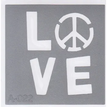 Odstranitelné tetování Šablona pro třpytivé tetování A022