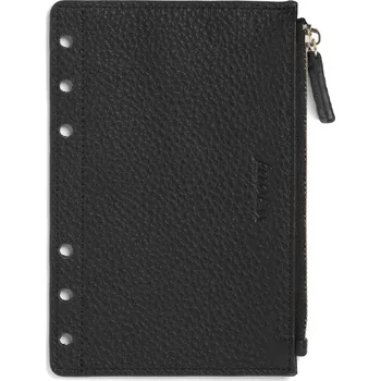 Penál Penál na zip Filofax kožený černý | A5/Personal