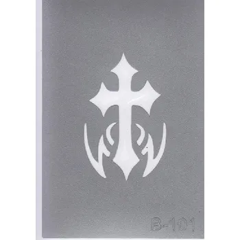 Odstranitelné tetování Šablona pro třpytivé tetování B101