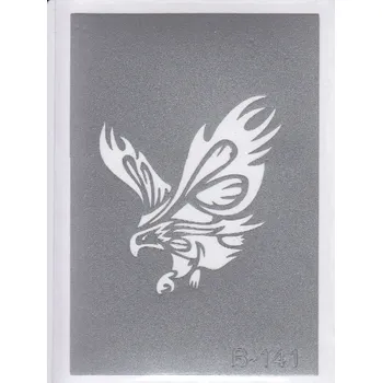 Odstranitelné tetování Šablona pro třpytivé tetování B141