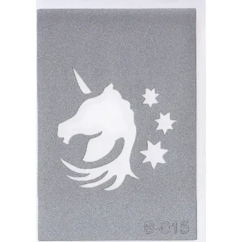 Odstranitelné tetování Šablona pro třpytivé tetování B015