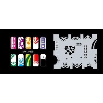 Šablona na nehty (airbrush nail art) JFH12-225