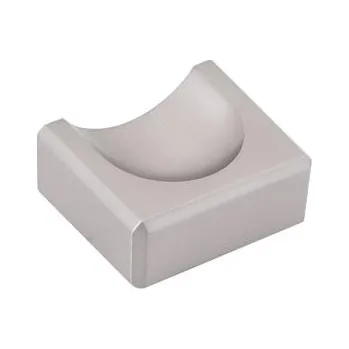 Knopka Fold šířka 40 mm, výška 18 mm, zinkový odlitek nerez efekt