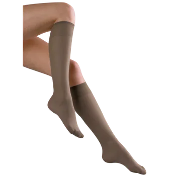 Stahovací punčochy Kompresní podkolenky Avicenum 70 antibakteriální Barva: Antracit, Velikost: 39-41 (25-27)