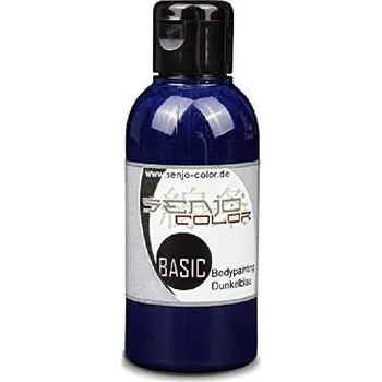Modelářská barva Senjo Color - 2018 - airbrush barva pro face a body painting - Tmavě modrá 75ml