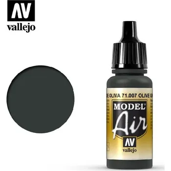 Modelářská barva Vallejo - Model Air 71007 Olive Green 17 ml.