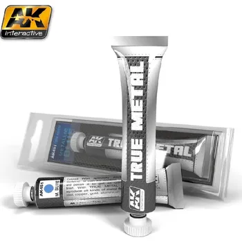 Modelářská barva AK Interactive - True Metal Metalic Blue