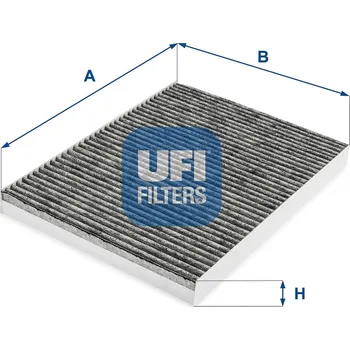 Ventilátor topení a klimatizace Filtr, vzduch v interiéru UFI 54.263.00