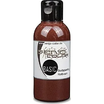 Modelářská barva Senjo Color - 2015 - airbrush barva pro face a body painting - Červenohnědá 75ml