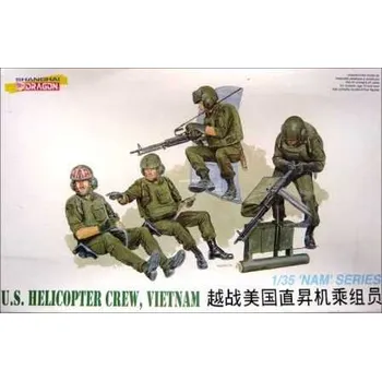 Plastikový model Dragon - 3311 - U.S. HELICOPTER CREW VIETNAM 1:35