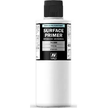 Modelářská barva Vallejo - Surface Primer 74600 White 200 ml.