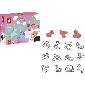 Dětské razítko Janod Razítka 5 ks od 3 let Jednorožec