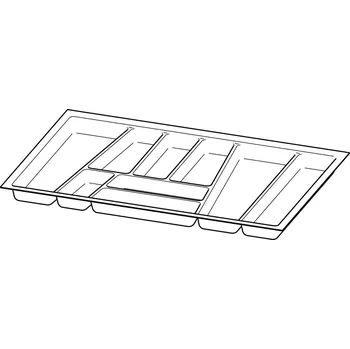 Příborník do zásuvky Hettich 9302747 orgaTray 740 800/500 bílá