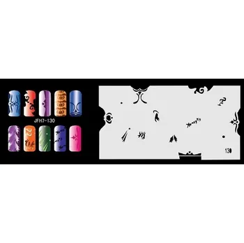 Šablona na nehty (airbrush nail art) JFH07-130