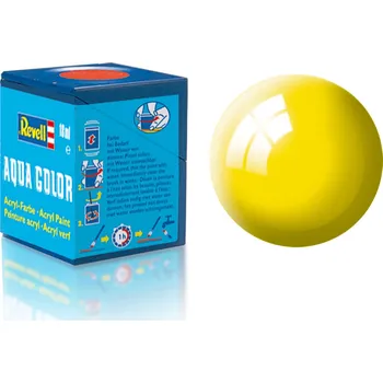 Modelářská barva Revell - Barva akrylová - 36112: leská žlutá (yellow gloss) 18ml