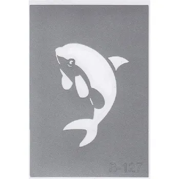 Odstranitelné tetování Šablona pro třpytivé tetování B127