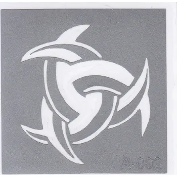 Odstranitelné tetování Šablona pro třpytivé tetování A002