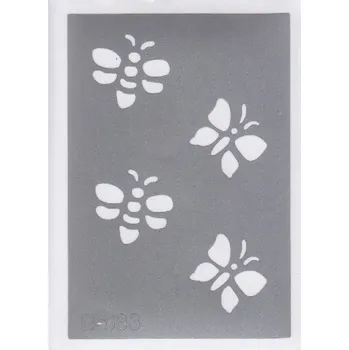 Odstranitelné tetování Šablona pro třpytivé tetování B033