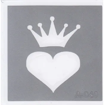 Odstranitelné tetování Šablona pro třpytivé tetování A040