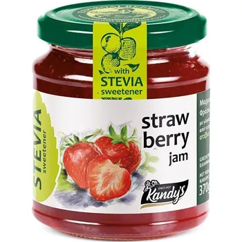 Kandylas džem jahodový se stévií 370g