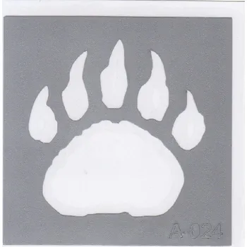 Odstranitelné tetování Šablona pro třpytivé tetování A024