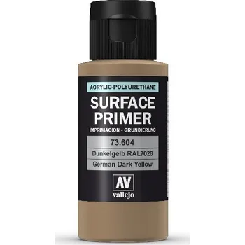 Modelářská barva Vallejo - Surface Primer 73604 Ger. Dark Yellow 60 ml.