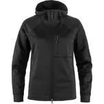 Dámská bunda Fjällräven Abisko Grid Fleece Hoodie W Velikost: L / Barva: černá