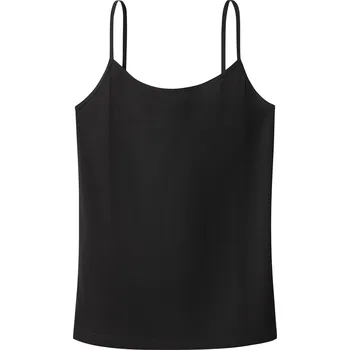 esmara® Dámský top se špagetovými ramínky s BIO bavlnou (černá, M(40/42))