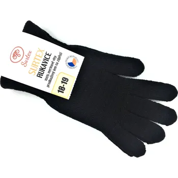 Rukavice Rukavice Surtex 100% Merino černé 18 - 19 cm