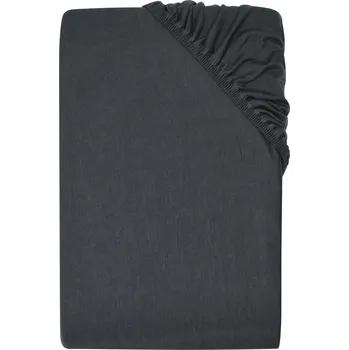 Prostěradlo LIVARNO® Žerzejové napínací prostěradlo, 90-100 x 200 cm (tmavě šedá)