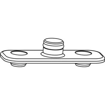 Stavebniny ROTO NT/NX rám. díl dřevo eurofalc pro aret. nůžky/omezovače otáčení 198 stříb.