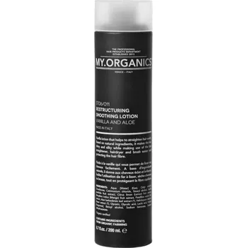 Vlasová regenerace My.Organics The Organic Restructuring Smoothing Lotion Vanilla and Aloe 200 ml