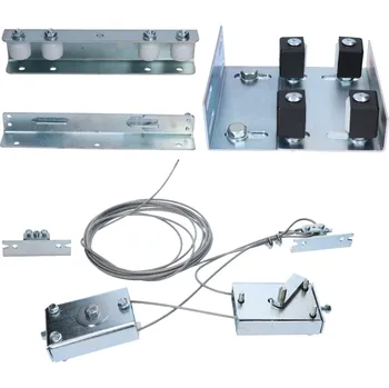 Kompletní set pro teleskopickou posuvnou bránu, max. šířka průjezdu 8 m. výrobce: Combi Arialdo. Volitelný doplněk krycí lišta kód C3009