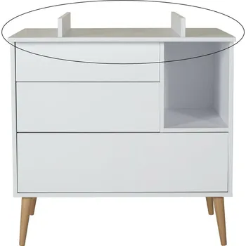 přebalovací pult a komoda Quax přebalovací pult na komodu Cocoon Ice white